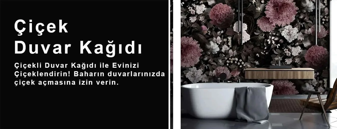 Çiçekli Duvar Kağıdı